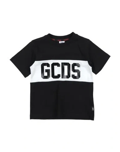 Gcds Mini Babies'  Toddler Boy T-shirt Black Size 4 Cotton, Elastane