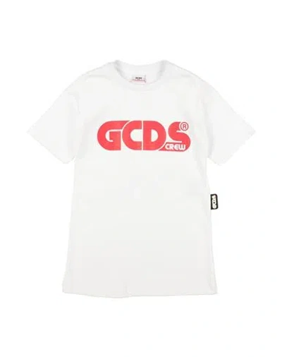 Gcds Mini Babies'  Toddler Boy T-shirt White Size 4 Cotton