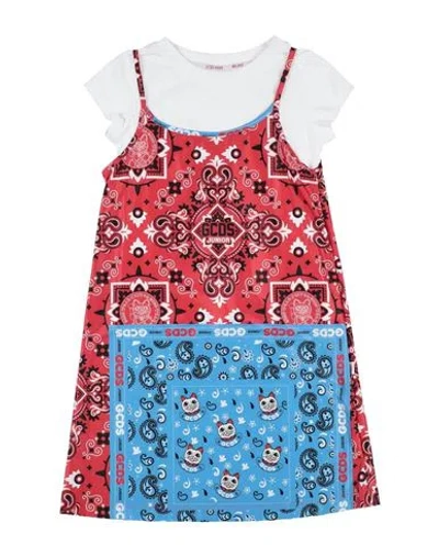 Gcds Mini Babies'  Toddler Girl Co-ord White Size 4 Polyester, Elastane, Cotton