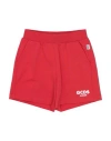 Gcds Mini Toddler Girl Shorts & Bermuda Shorts Tomato Red Size 6 Cotton, Elastane In Tomato Red