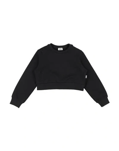 Gcds Mini Babies'  Toddler Girl Sweatshirt Black Size 5 Cotton, Elastane