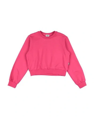 Gcds Mini Babies'  Toddler Girl Sweatshirt Fuchsia Size 5 Cotton, Elastane In Pink