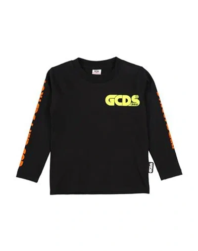 Gcds Mini Babies'  Toddler Girl T-shirt Black Size 6 Cotton