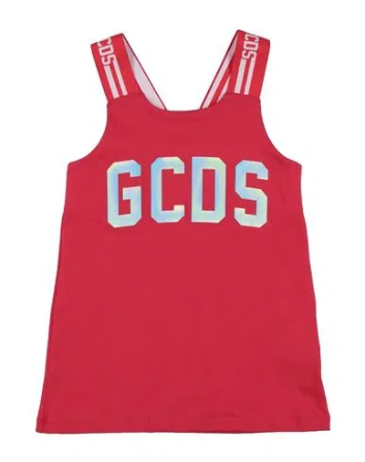 Gcds Mini Babies'  Toddler Girl T-shirt Red Size 6 Cotton