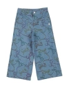Gcds Mini Toddler Denim Pants Blue Size 6 Cotton In Blue