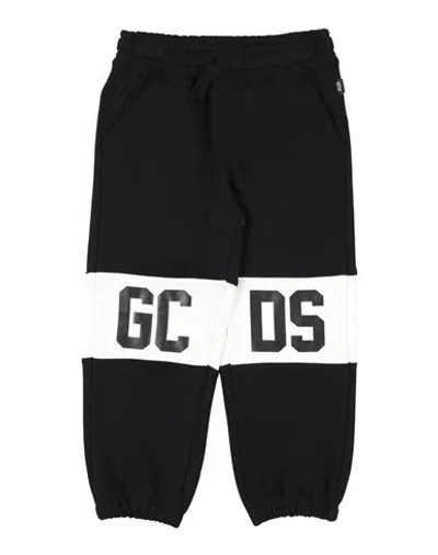 GCDS MINI GCDS MINI TODDLER PANTS BLACK SIZE 6 COTTON