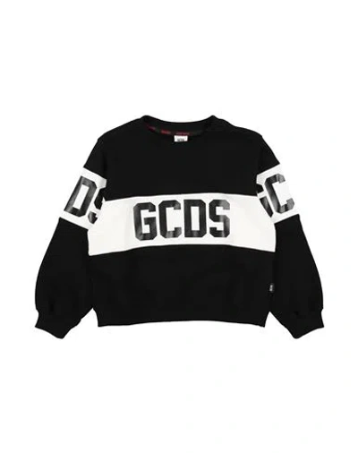 Gcds Mini Babies'  Toddler Sweatshirt Black Size 6 Cotton, Elastane