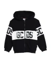 Gcds Mini Toddler Sweatshirt Black Size 6 Cotton, Elastane In Black