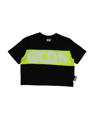 Gcds Mini Babies'  Toddler T-shirt Black Size 6 Cotton