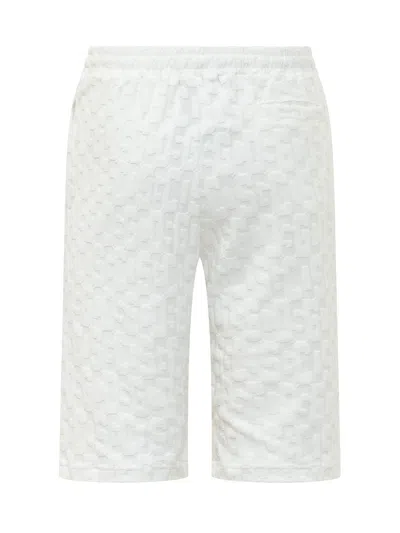 Gcds Monogram Bermuda Shorts In Yellow