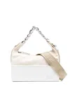 Gcds Monogram-jacquard Crossbody Bag In 中性色