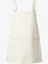 Gcds Woman Short Dress Beige Size L Cotton In White