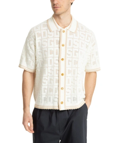 Gcds Monogram Short Sleeve Shirt In White