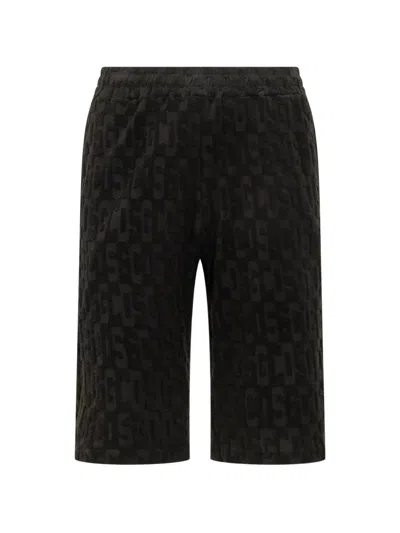 Gcds Shorts Mit Monogramm In Black