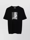 Gcds Morso Graphic Print Cotton T-shirt In Black