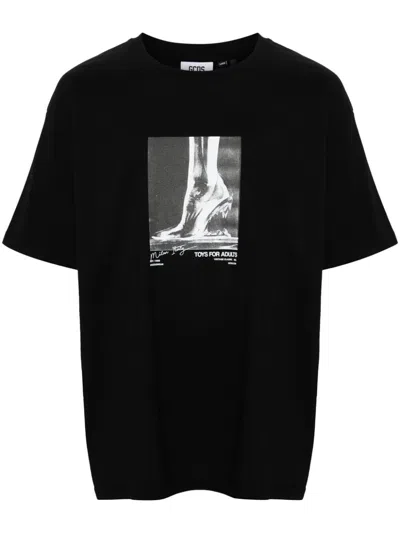 Gcds Morso T-shirt In Black