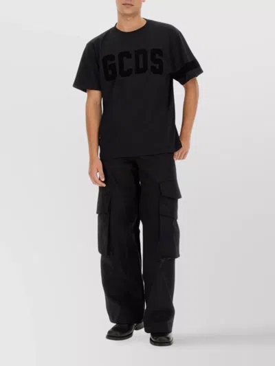 Gcds Multiple Pocket Cargo Pants In Black