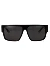 Gcds Nero Lucido / Fumo Acetate Sunglasses In Black
