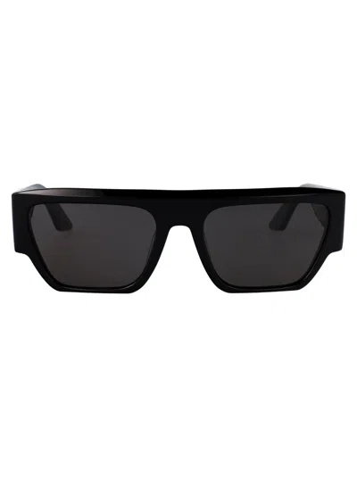 Gcds Nero Lucido / Fumo Acetate Sunglasses In Black