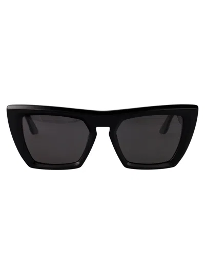 Gcds Nero Lucido / Fumo Acetate Sunglasses In Purple