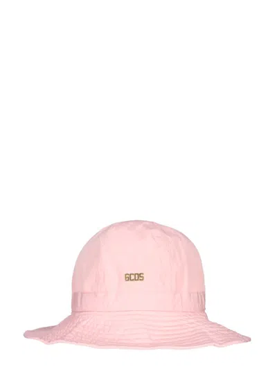 Gcds Nylon Bucket Hat In Pink