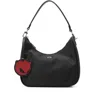 Gcds Logo Plaque Shoulder Bag In Black
