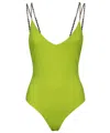 Gcds One-piece Swimsuit In Green