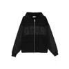 Gcds Cotton Hoodie With Adjustable Drawstring Hood In Multicolor