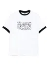 Gcds Graphic-print Ringer T-shirt In Animal Print