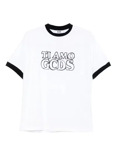 GCDS ` OUTLINED T-SHIRT