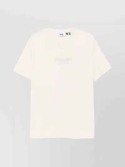 Gcds Oversize Graphic Print T-shirt In Neutral