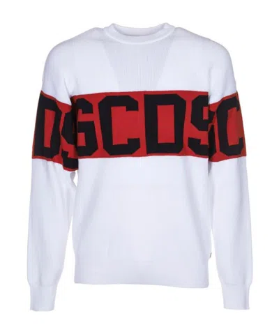 Gcds Oversized Logo Jumper In Red