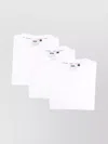 Gcds Pack Of Three Cotton T-shirts In White