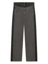 Gcds Panelled Jeans In Gray