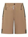 Gcds Drawstring Bermuda Shorts In Neutrals