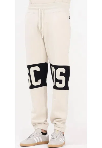 Gcds Pants Band Logo Sweatpants In White