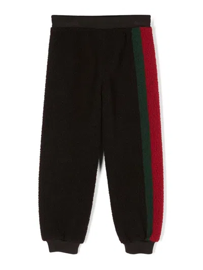 Gcds Kids' Trousers In Black