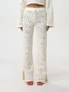Gcds Off-white Monogram Trousers In Weiss