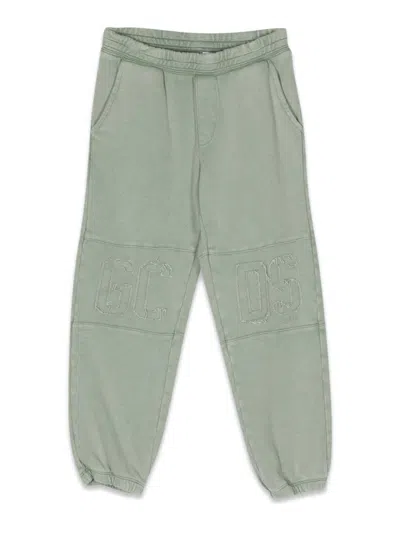 Gcds Mini Casual Pants For Boys In Green