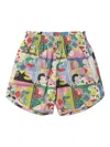 Gcds Patchwork-print Shorts In Multi