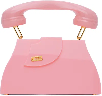 Gcds Pink Call Me Comma Regular Bag In 06 Pink
