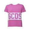 Gcds Short Sleeve T-shirt In Pink