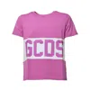 Gcds Short Sleeve T-shirt In Pink