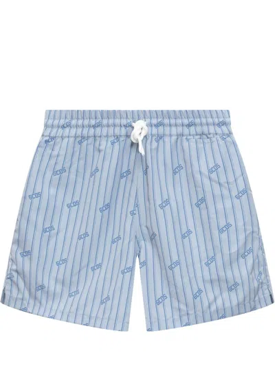 GCDS PINSTRIPE SHORTS