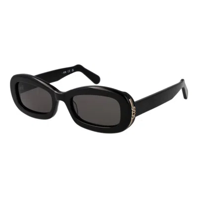 Gcds Plastic Sunglasses In Black
