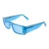 Gcds Plastic Sunglasses In Blue