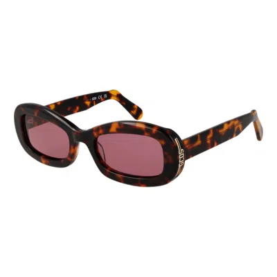 Gcds Plastic Sunglasses In Brown