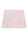 Gcds Pleated Mini Skirt