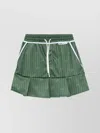 Gcds Pinstripe Mini Skirt