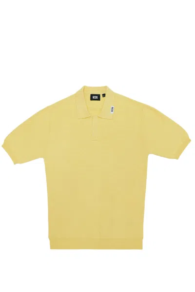 Gcds Polo Shirt In Yellow